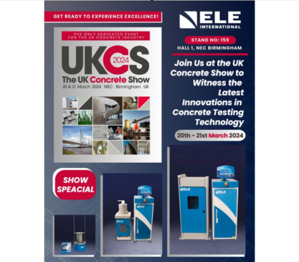 ELE International Set to Exhibit at UK Concrete Show 2024 width=